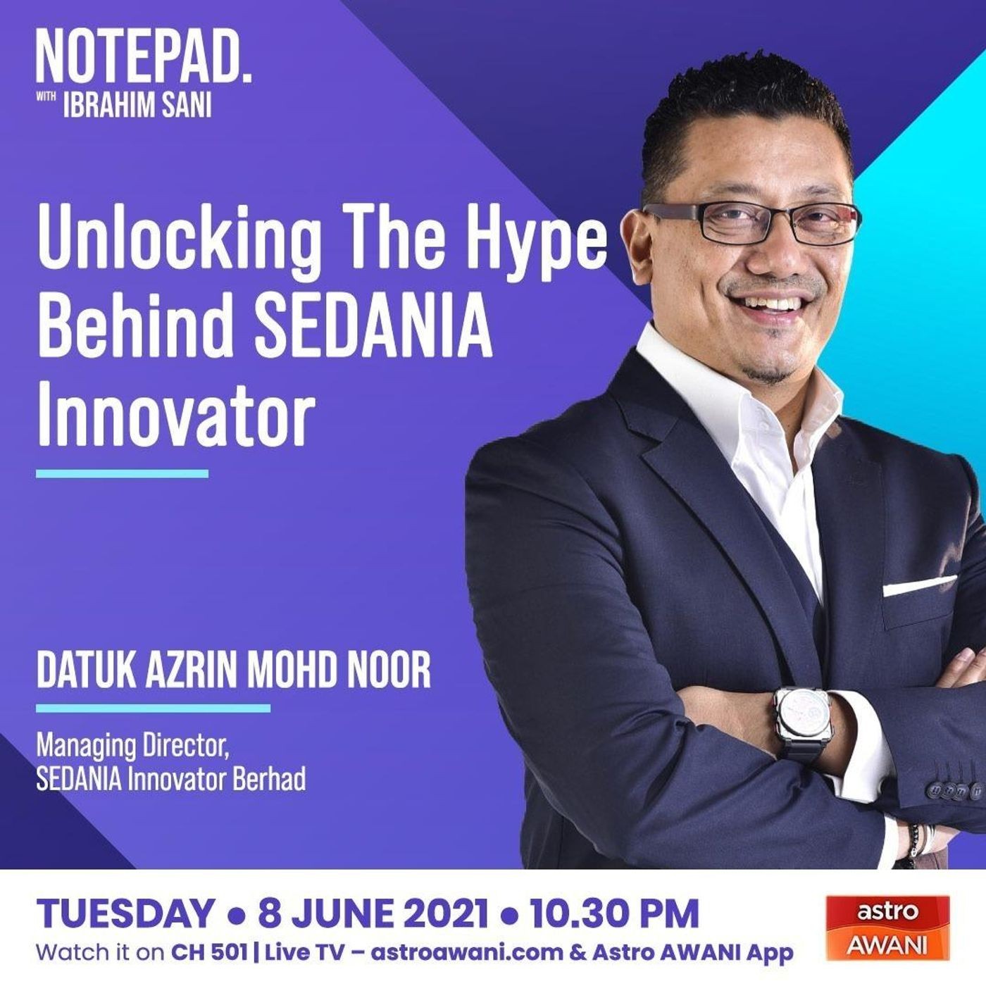Ibrahim Sani's Notepad: Sedania Innovator | SPH Audio